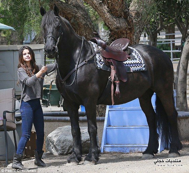 selena gomez horsing around 2014