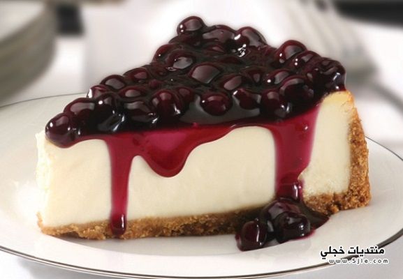    Blueberry cheesecake